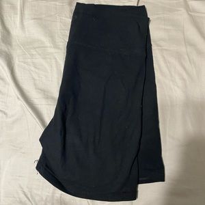 Black Tna biker shorts